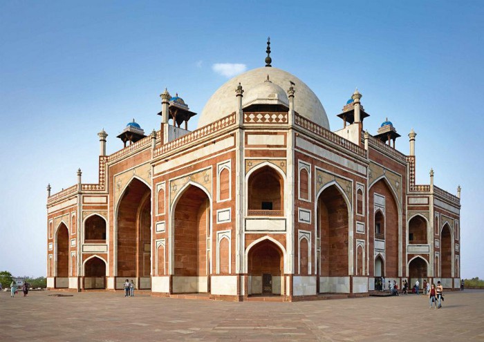Perspective view of Humayun's tomb. Source: Aga Khan Trust for Culture